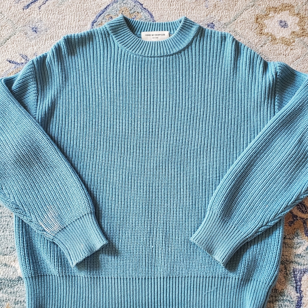 Demy By DemyLee Cotton Knit Sweater S